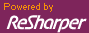 Powered by ReSharper